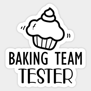 Baking Team Tester Sticker